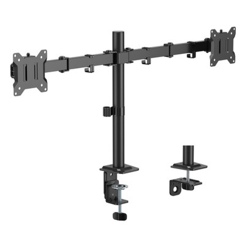 POWERTECH βάση γραφείου για 2x οθόνες PT-1552, 17-32