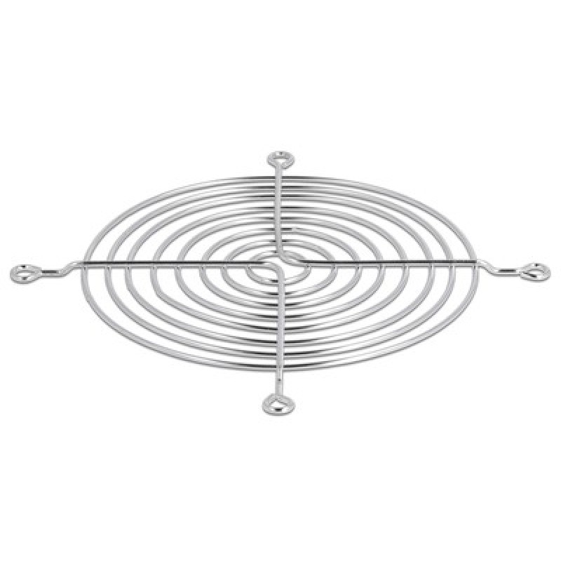 DELOCK σχάρα για 120mm ανεμιστήρα 67308, μεταλλική, ασημί