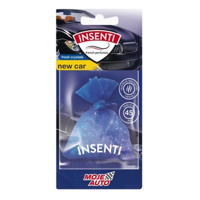 MOJE AUTO κρεμαστό αρωματικό αυτοκινήτου 15-002, new car, crystals 20g