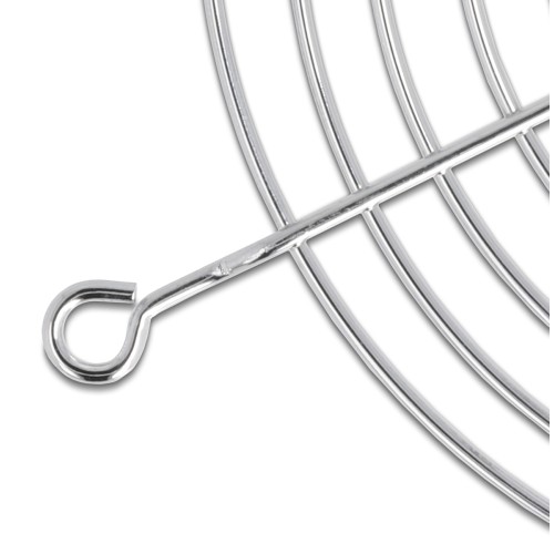 DELOCK σχάρα για 60mm ανεμιστήρα 67305, μεταλλική, ασημί