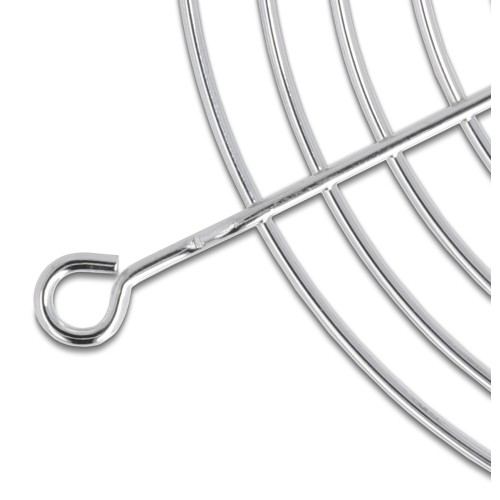 DELOCK σχάρα για 92mm ανεμιστήρα 67307, μεταλλική, ασημί