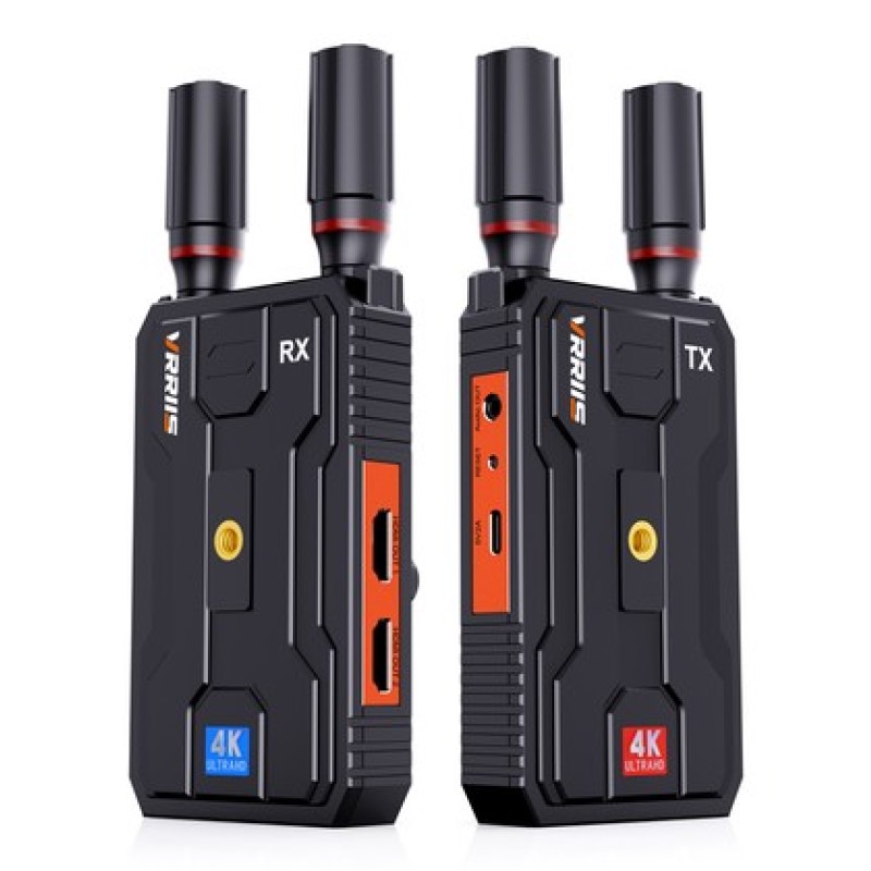 VRRIIS HDMI σύστημα ασύρματης μετάδοσης βίντεο WL097 Pro, 4K, 2.4/5GHz, έως 400m