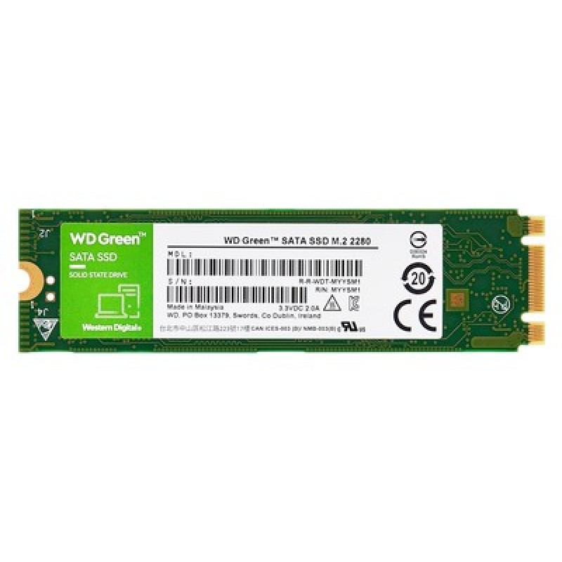 WD M.2 SATA III SSD Green WDS240G3G0B, 240GB, 545MBps, Factory Recertified