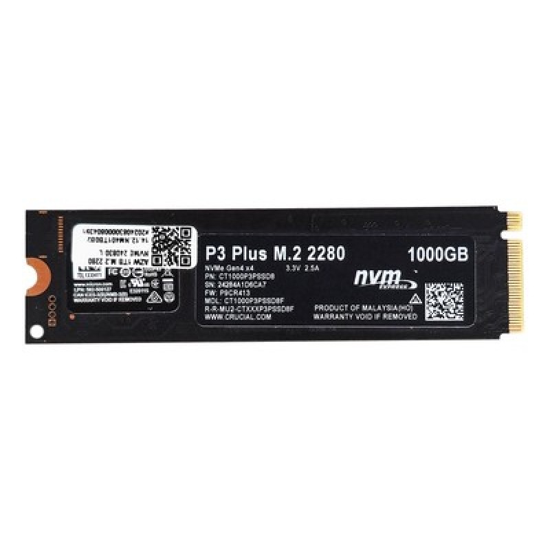 AZW M.2 2280 NVME P3 PLUS, NVME Gen4 x4, 1TB, Bulk
