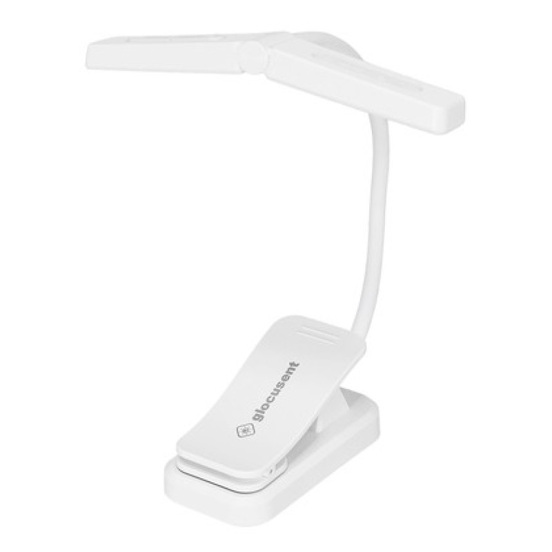 GLOCUSENT LED φακός διαβάσματος GLCSNTA2902, επαναφορτιζόμενος, έως 63lm, λευκός