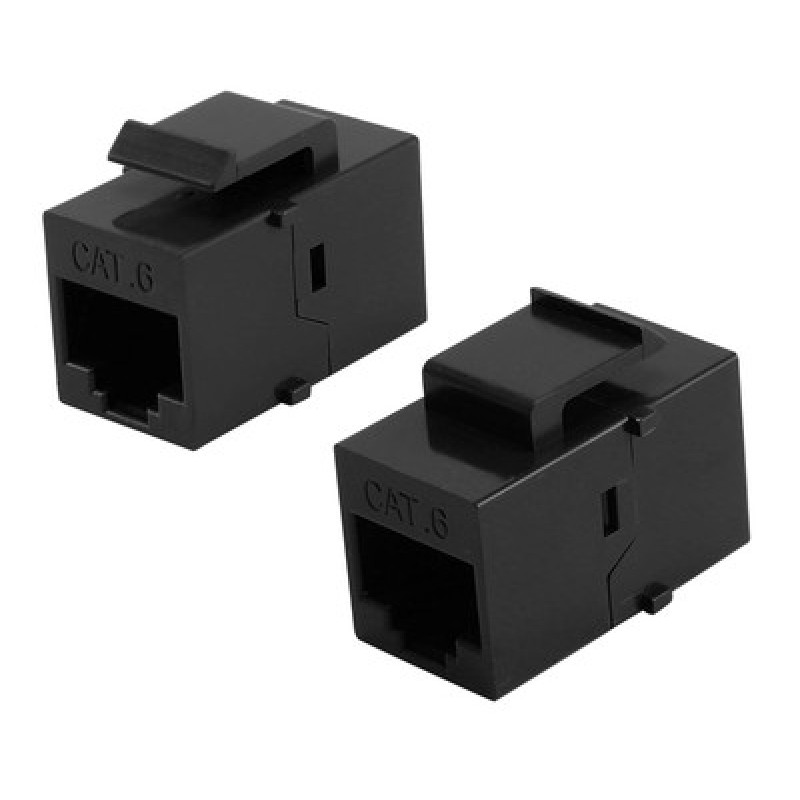 POWERTECH Keystone module RJ45 CAB-N451, CAT 6 UTP, μαύρο