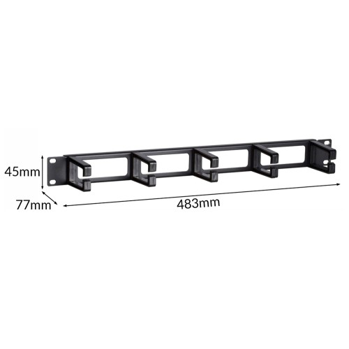 POWERTECH cable management NETW-0049 για rack 19