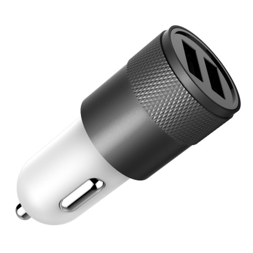 POWERTECH φορτιστής αυτοκινήτου PT-798, 2x USB, 2.1A, γκρι