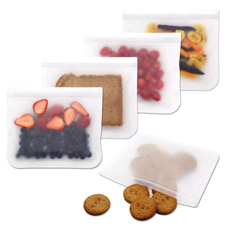 Σετ επαναχρησιμοποιούμενες αεροστεγείς σακούλες τροφίμων HUH-0040, 4τμχ