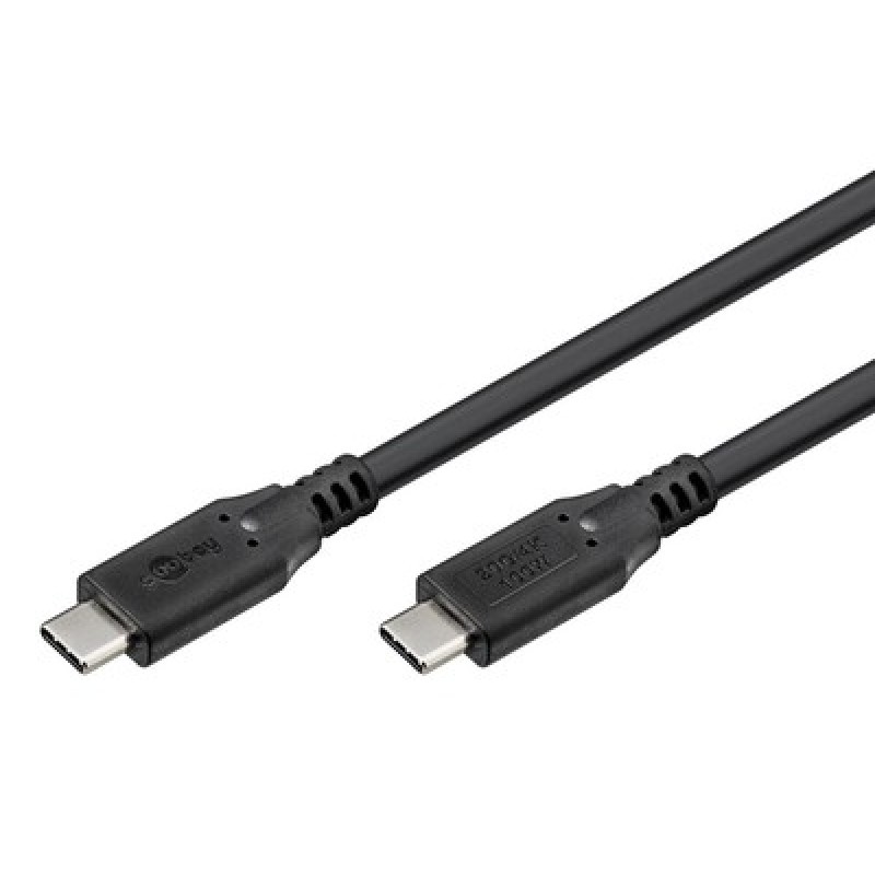GOOBAY καλώδιο USB-C 74198, USB4, 100W, 20Gbps, 4K/60Hz, 3m, μαύρο