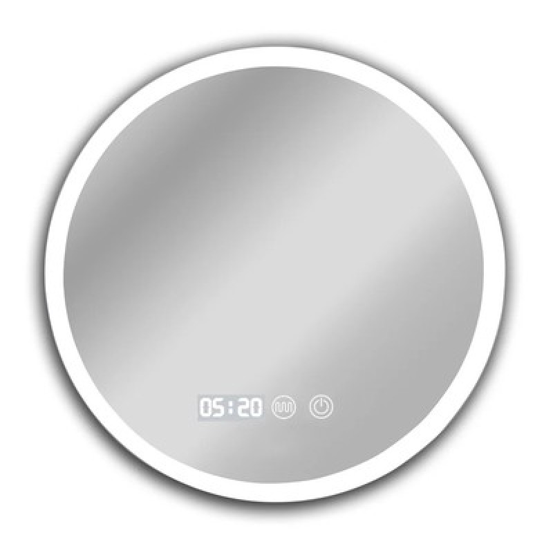 BRUNO καθρέφτης μπάνιου LED BRN-0275, στρόγγυλος, 24W, Φ50cm, IP67