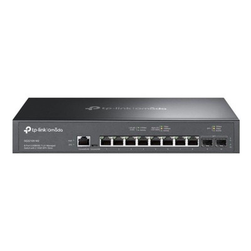 TP-LINK L2+ managed switch SG3210X-M2, 8x 2.5Gbps θύρες, V1.0