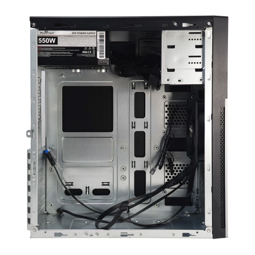 POWERTECH PC Case PT-1563 με 550W PSU, ATX Midi, 376.6x175x408.5mm, μαύρο