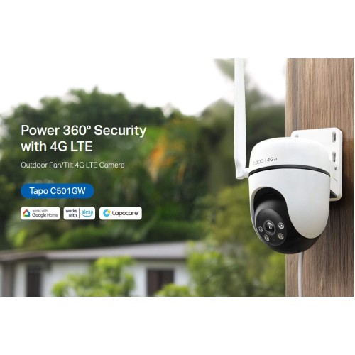 TP-LINK smart κάμερα Tapo C501GW, 1080p, 4G, PTZ, IP66, V2.0