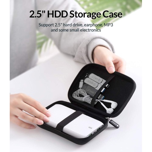 ORICO θήκη οργάνωσης αξεσουάρ PHD-25, 16x11x4cm, μαύρη