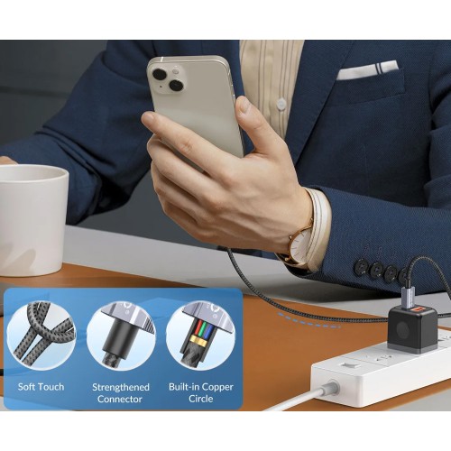 ORICO καλώδιο Lightning σε USB-C GQA29, 29W, 480Mbps, 1m, μαύρο