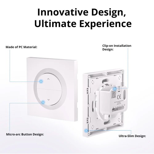 SONOFF θήκη για smart διακόπτη ERBS, πλαστική, λευκή