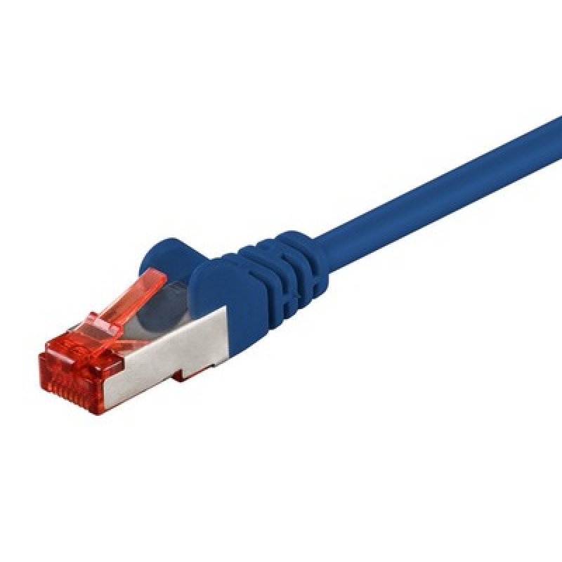 GOOBAY καλώδιο δικτύου 68267, CAT 6 S/FTP, copper, 250MHz, 1m, μπλε