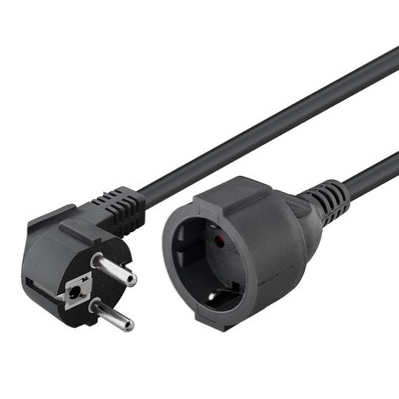 GOOBAY μπαλαντέζα προέκταση ρεύματος 94700, schuko, 3x 1.5mm², 2m, μαύρη