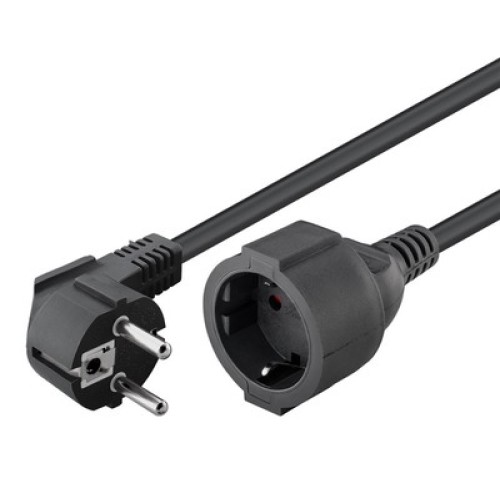 GOOBAY μπαλαντέζα προέκταση ρεύματος 93095, schuko, 3x 1.5mm², 10m, μαύρη