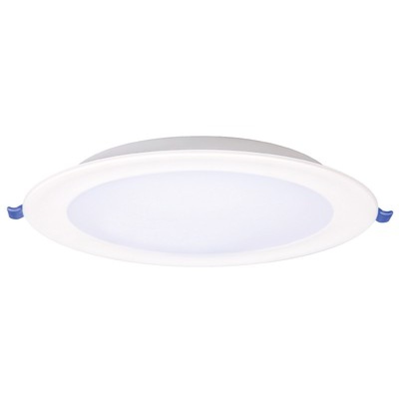 POWERTECH LED φωτιστικό downlight PT-1558, 5W, Φ100x25mm, 4000K, 425lm, λευκό