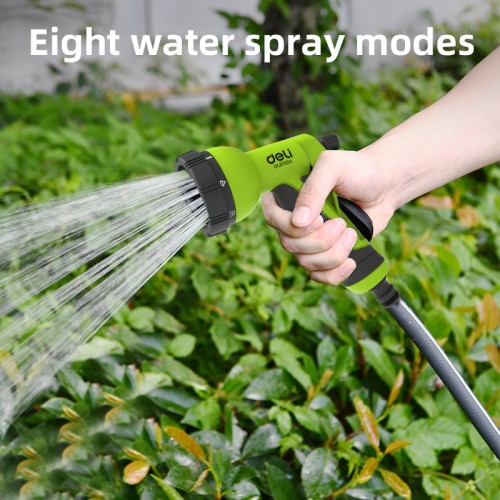 DELI πιστόλι νερού DL8760A με 8 λειτουργίες ψεκασμού, 3/4