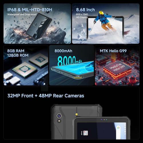 ONERUGGED tablet T1, 8.68