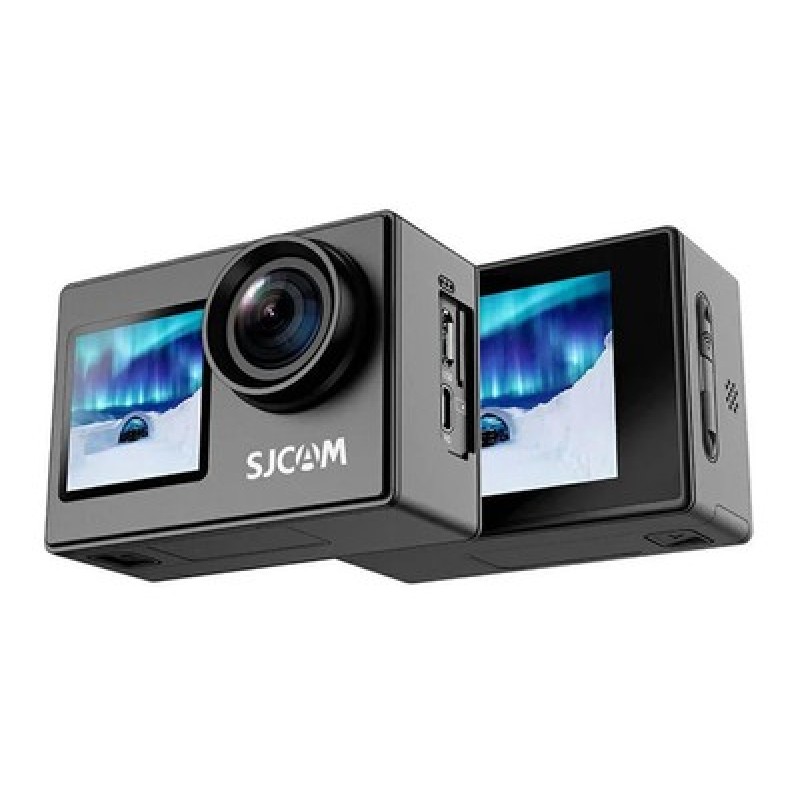 SJCAM action camera SJ4000 Dual Screen, 2x οθόνες, 16MP/4K, WiFi, αδιάβροχη θήκη, μαύρη