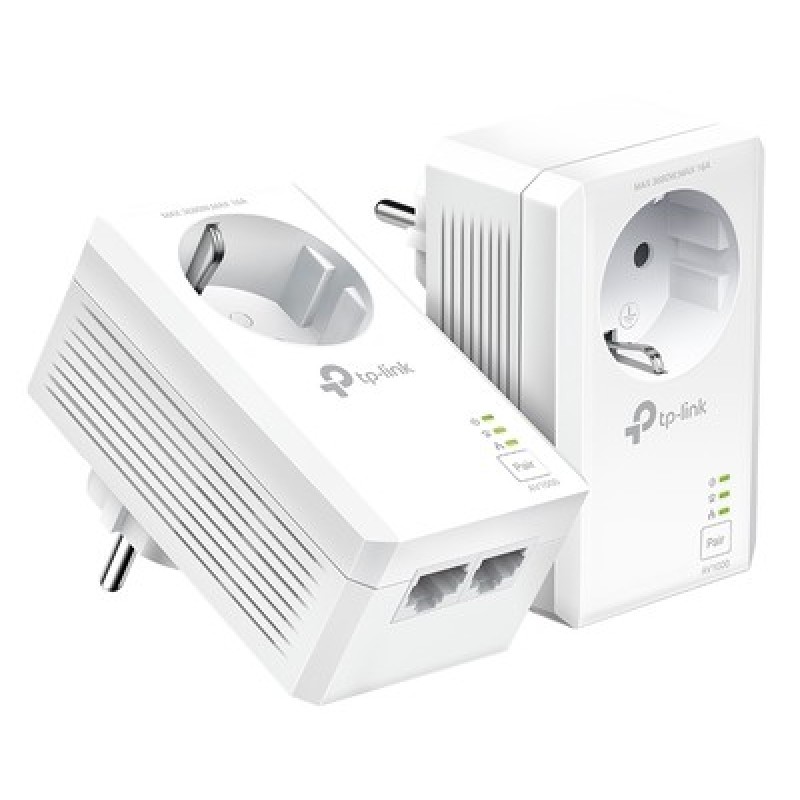 TP-LINK powerline kit TL-PA7027P KIT, passthrough, AV1000 1000Mbps, V1.0