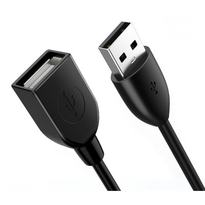 CABLETIME καλώδιο προέκτασης USB 2.0 CT-AMAF2.0, 480Mbps, 1.5m, μαύρο