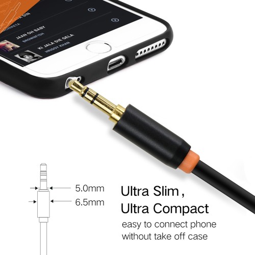 CABLETIME καλώδιο ήχου 3.5mm σε 2x RCA CT-AV314-P12G, 0.5m, μαύρο