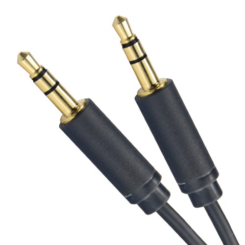 CABLETIME καλώδιο ήχου 3.5mm CT-AV301-H11G, gold plated, 5m, μπλε