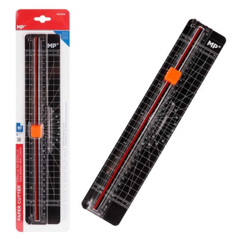 MP κόφτης χαρτιού PA1104, επιτραπέζιος, 30cm, μαύρος