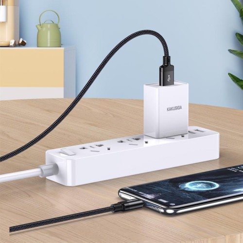 KAKUSIGA καλώδιο USB-C σε USB KSC-1000, 5A, 480Mbps, 3m, μαύρο