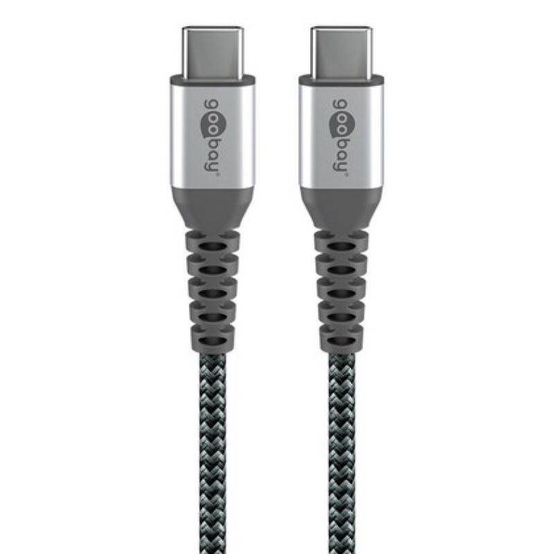GOOBAY καλώδιο USB-C 49303, 60W, 480Mbps, 2m, μαύρο