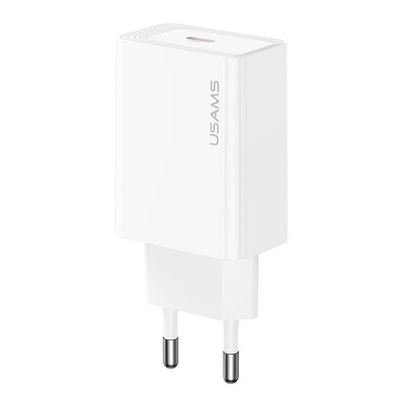 USAMS φορτιστής τοίχου CC329, USB-C, 30W, λευκός