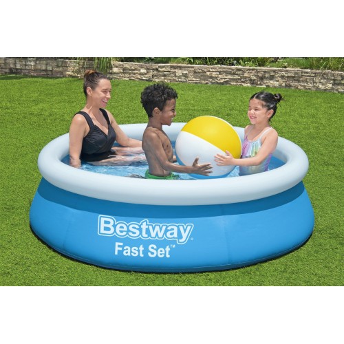 BESTWAY παιδική φουσκωτή πισίνα 57392, 940lt, Φ183x51cm, μπλε