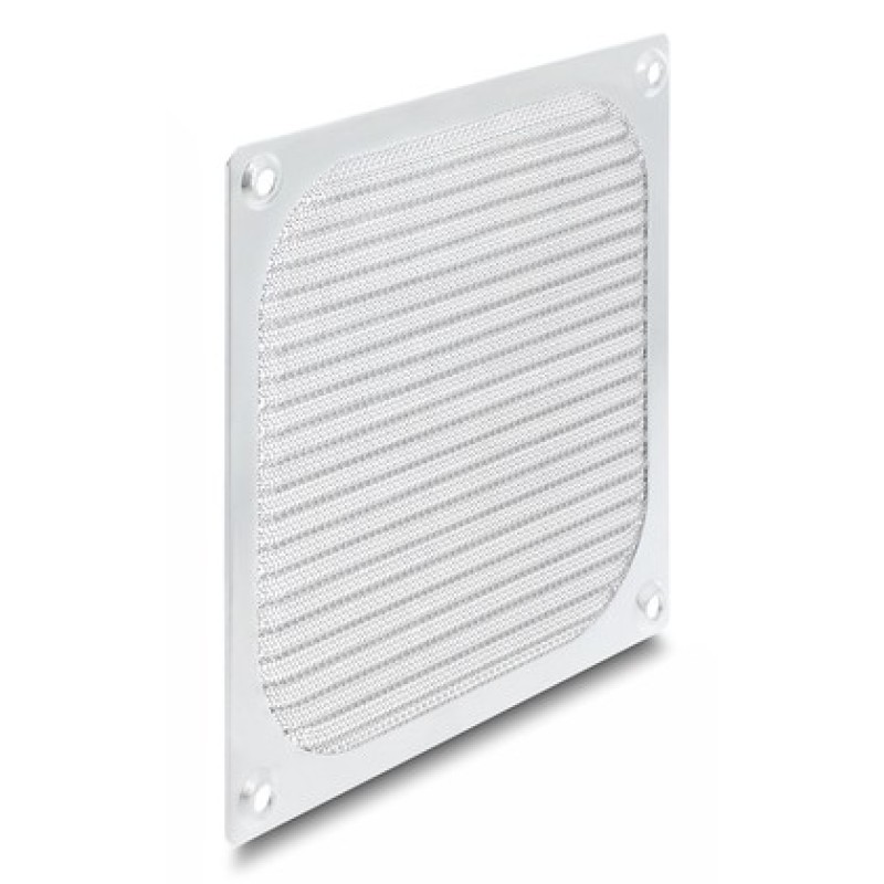 DELOCK σχάρα για 120mm ανεμιστήρα 67458 με φίλτρο σκόνης, μεταλλική, ασημί