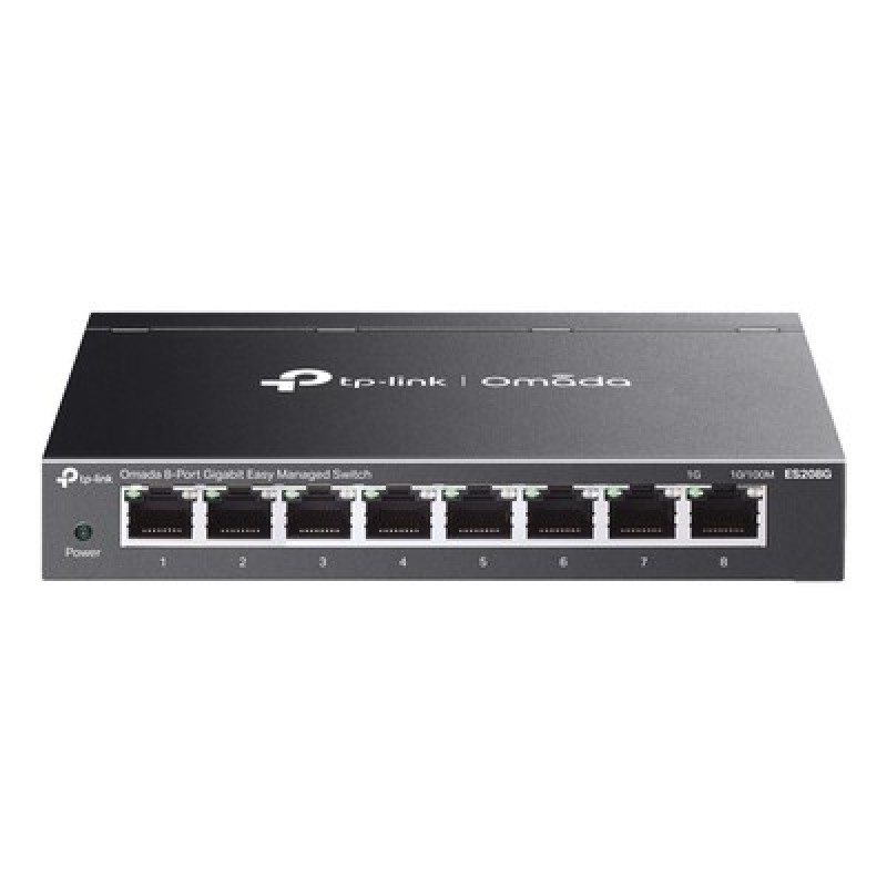 TP-LINK easy managed switch ES208G, 8x Gigabit θύρες, V1.0