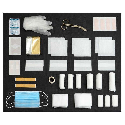PETEX kit πρώτων βοηθειών για οχήματα 43930004, DIN 13164-2022, μαύρο