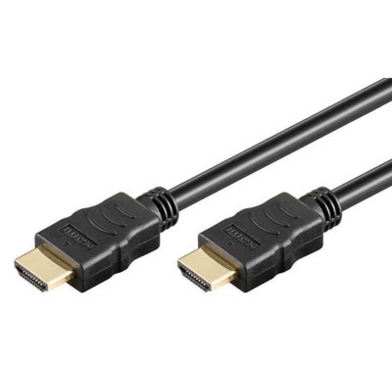 GOOBAY καλώδιο HDMI 80101 με Ethernet, soft, 4K/60Hz, 18 Gbps, 1m, μαύρο