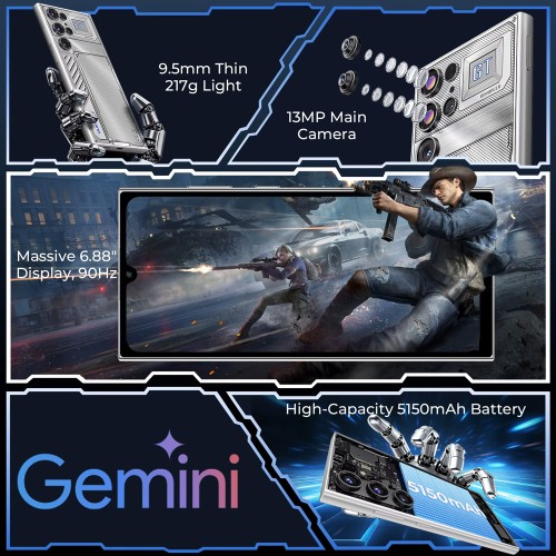 OUKITEL smartphone C61 GT, 6.88