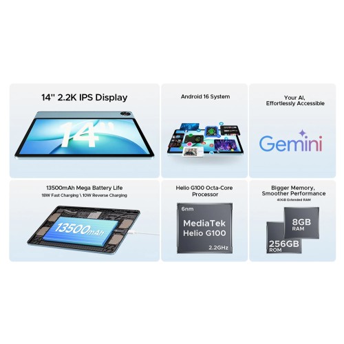 DOOGEE tablet Tab E3 Max, 14