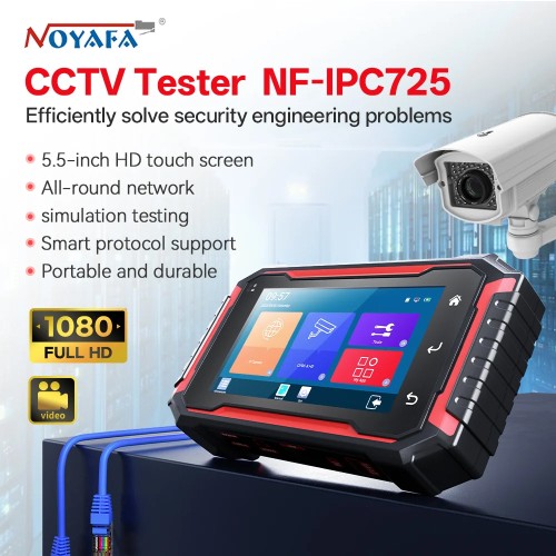 NOYAFA CCTV & IP tester NF-IPC725 με 5.5