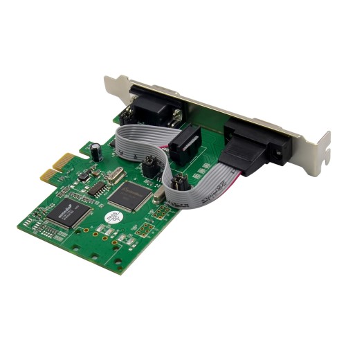 POWERTECH κάρτα επέκτασης PCIe σε 2x serial ST349, 921.6Kbps, SB16C1052PCI