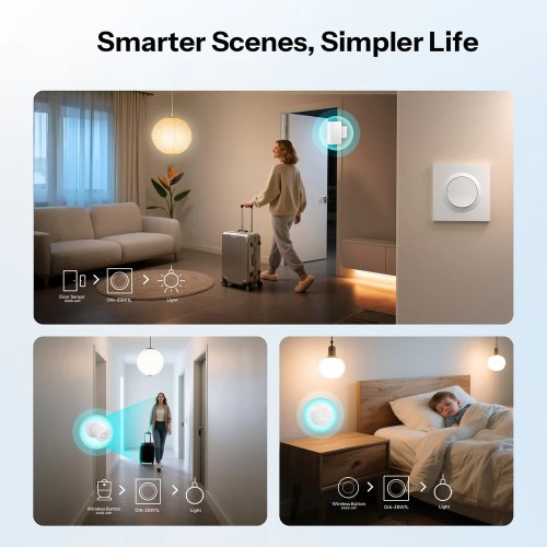 SONOFF smart επιτοίχιος διακόπτης Orb-ZBW1L, μονός, ZigBee 3.0, 6A, λευκός