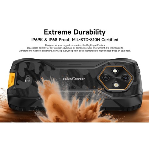 ULEFONE smartphone RugKing 4 Pro, 6.56