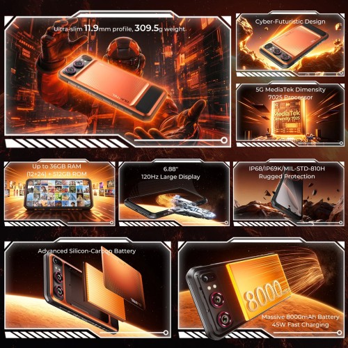 OUKITEL smartphone WP68 Air, 6.88