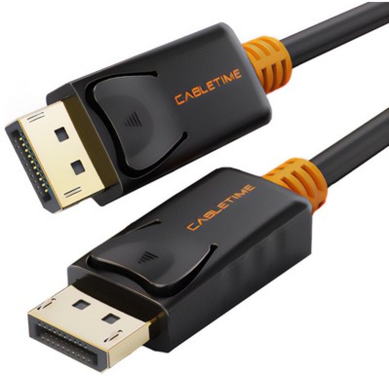 CABLETIME καλώδιο DisplayPort CT-AV585-01G, 4K/60Hz, 1m, μαύρο