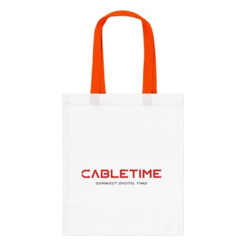 CABLETIME τσάντα CT-BAG, 33.5x38.5cm, λευκή